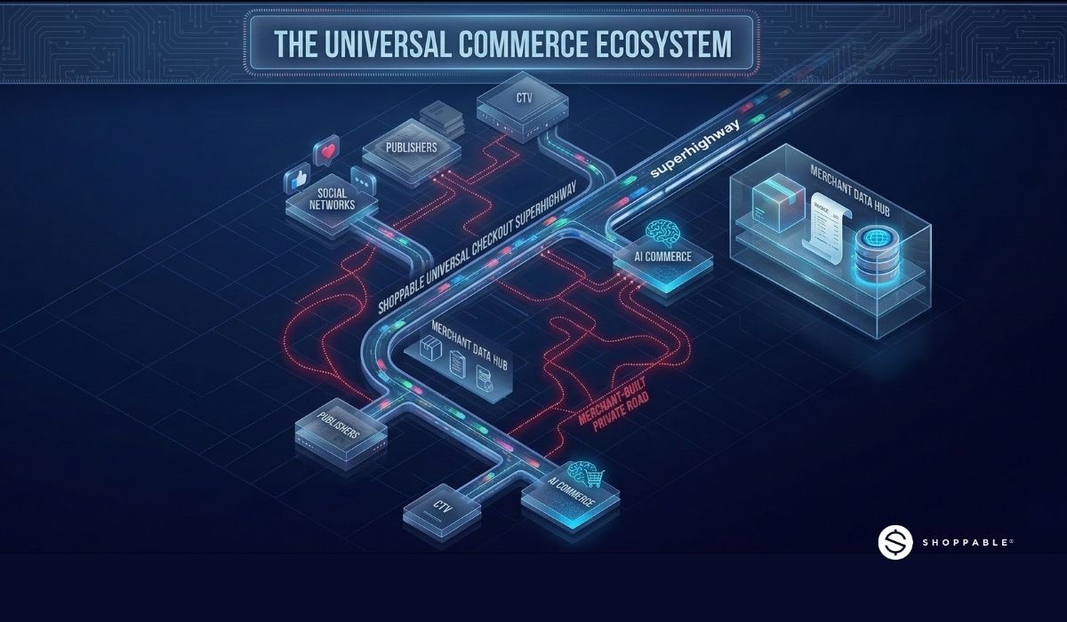 shoppable universal commerce ecosystem